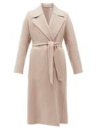 Matchesfashion.com Another Tomorrow - Double-breasted Merino-wool Midi Coat - Womens - Beige