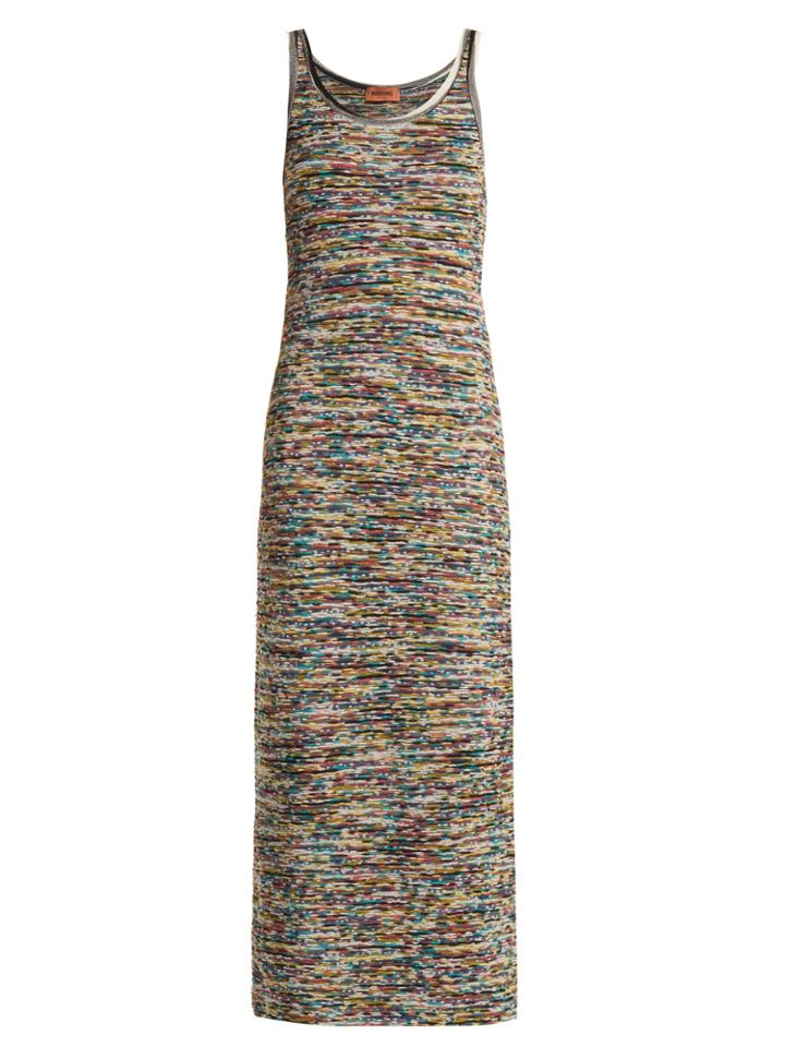 Missoni Multicoloured Intarsia-knit Dress