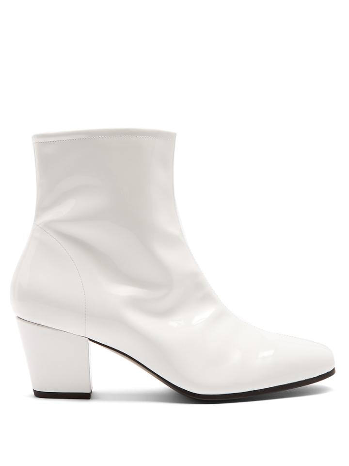 Alexachung Beatnik Patent-leather Ankle Boots