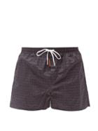 Matchesfashion.com Dsquared2 - Logo-print Swim Shorts - Mens - Dark Grey