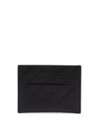 Matchesfashion.com Givenchy - Logo And Chain-debossed Leather Cardholder - Mens - Black
