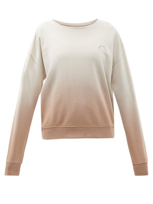 Ladies Activewear The Upside - Alena Ombr Cotton-jersey Sweatshirt - Womens - White