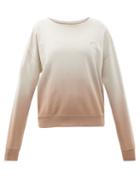 Ladies Activewear The Upside - Alena Ombr Cotton-jersey Sweatshirt - Womens - White