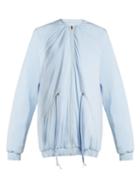Matchesfashion.com Charli Cohen - Bomber 2s Oversized Jersey Performance Jacket - Womens - Light Blue