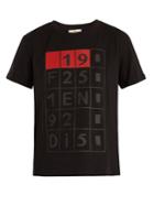 Fendi Logo-print Cotton-jersey T-shirt
