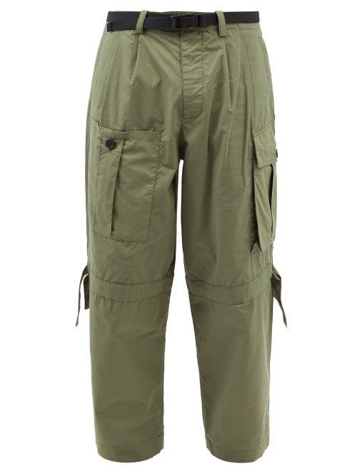 Eye/loewe/nature - Patch-pocket Technical Trousers - Mens - Green