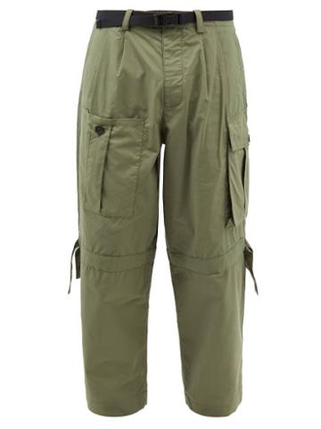 Eye/loewe/nature - Patch-pocket Technical Trousers - Mens - Green