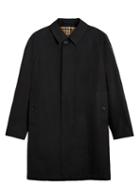 Mens Rtw Burberry - Camden Check-lining Gabardine Coat - Mens - Black