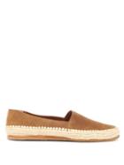 Matchesfashion.com Casablanca 1942 - Diego Suede And Raffia Espadrilles - Mens - Beige