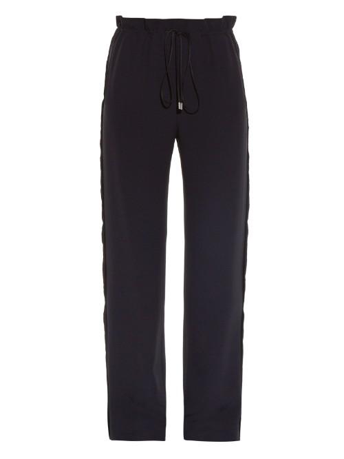 Balenciaga Raw-edge Wide-leg Trousers