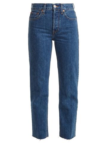 Re/done Originals Stovepipe Straight-leg Jeans
