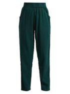 Matchesfashion.com Ace & Jig - Gatsby Cotton Trousers - Womens - Emerald