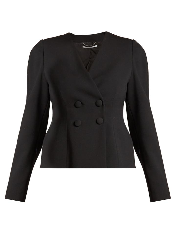 Stella Mccartney Peyton Double-breasted Cropped Jacket