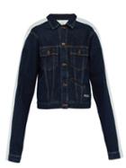 Matchesfashion.com Off-white - Side Stripe Denim Jacket - Mens - Indigo