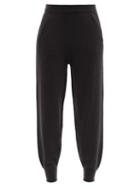 Allude - Cashmere Track Pants - Womens - Black