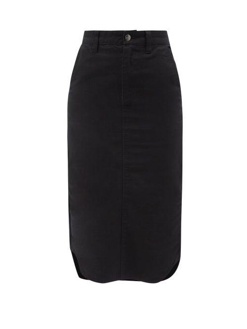 Wardrobe.nyc Wardrobe. Nyc - X Carhartt Dearborn Organic Cotton Midi Skirt - Womens - Black