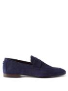 Bougeotte - Suede Loafers - Mens - Navy