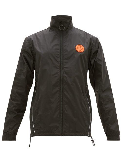 Matchesfashion.com Off-white - Logo Stripe Technical Jacket - Mens - Black