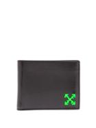 Matchesfashion.com Off-white - Leather Bi Fold Wallet - Mens - Black