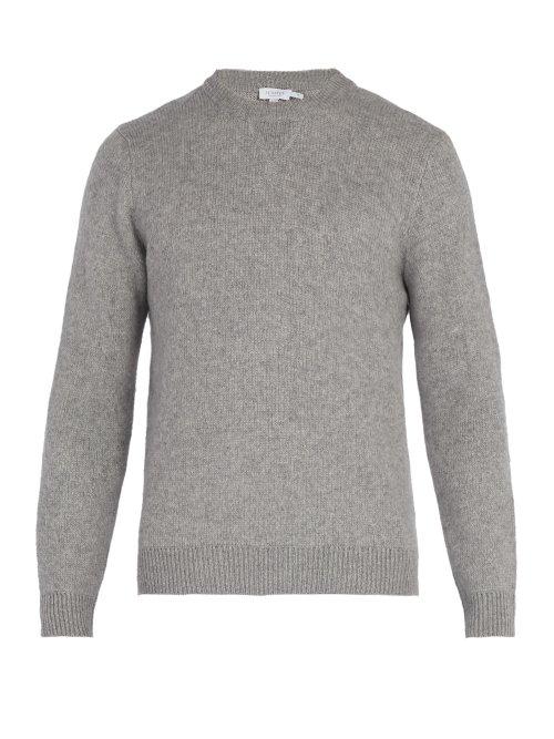 Matchesfashion.com Sunspel - Wool Blend Sweater - Mens - Grey