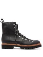 Matchesfashion.com Grenson - Brady Leather Hiking Boots - Mens - Black