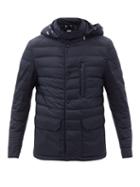 Matchesfashion.com Moncler - Andreu Detachable-hood Quilted Down Jacket - Mens - Navy