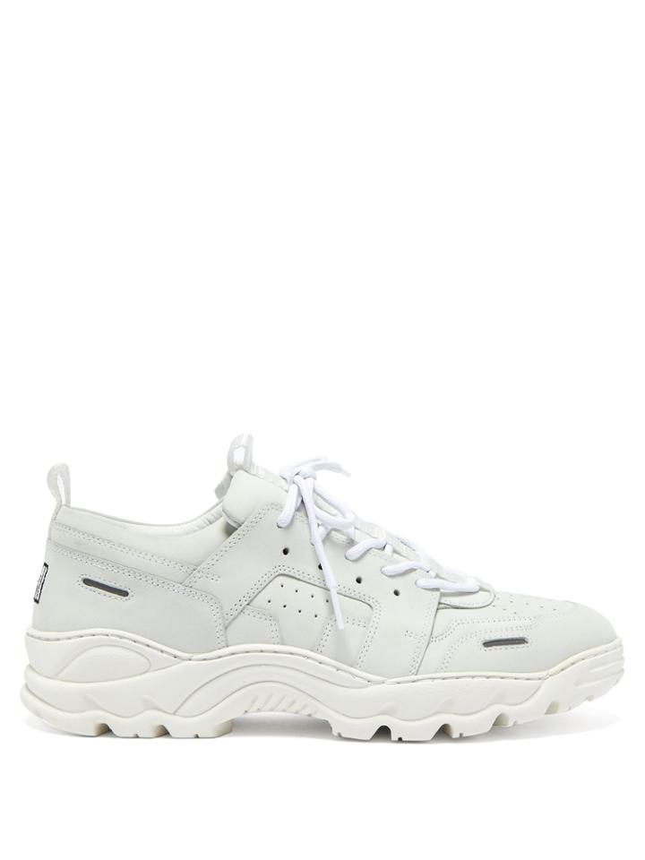 Ami Running Lucky 9 Panelled Nubuck Trainers