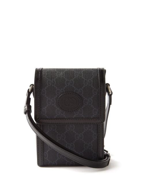 Gucci - Gg-supreme Canvas Micro Bag - Mens - Black