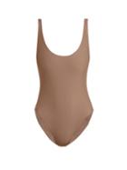 Matchesfashion.com Jade Swim - Contour Scoop-back Swimsuit - Womens - Nude