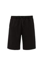 Matchesfashion.com Burberry - Icon Striped Jersey Basketball Shorts - Mens - Black
