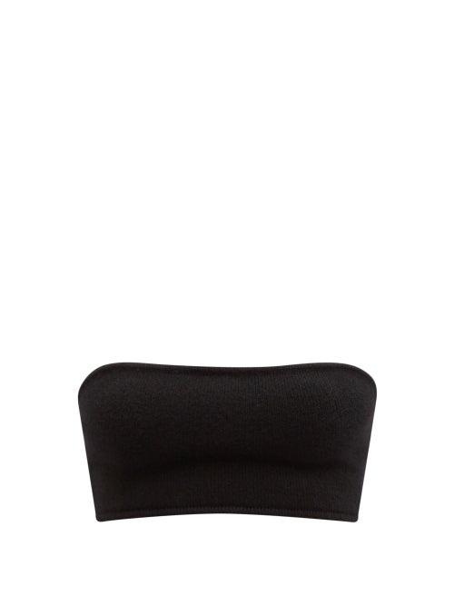 Lisa Yang - Selah Cashmere Bandeau Top - Womens - Black