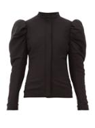 Matchesfashion.com Lemaire - Quilted Puffed Sleeve Jacket - Womens - Black