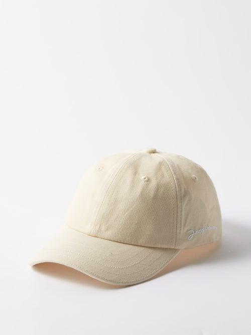 Jacquemus - La Casquette Embroidered-logo Baseball Cap - Mens - Off White