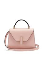 Matchesfashion.com Valextra - Iside Micro Grained Leather Bag - Womens - Light Pink