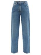Gucci - Horsebit High-rise Straight-leg Jeans - Womens - Denim