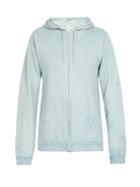 Matchesfashion.com Audrey Louise Reynolds - Zip Through Cotton Hooded Sweatshirt - Mens - Blue