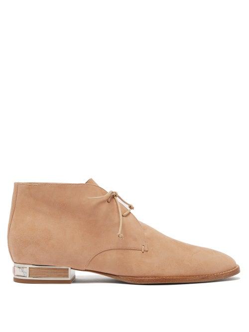 Matchesfashion.com Gabriela Hearst - Shephard Suede Boots - Womens - Tan