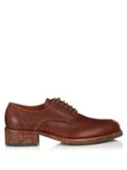 Maison Margiela Tarnished Lace-up Leather Derby Shoes