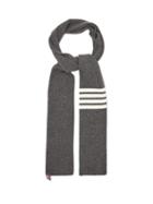 Matchesfashion.com Thom Browne - 4-bar Stripe-intarsia Wool Scarf - Mens - Grey