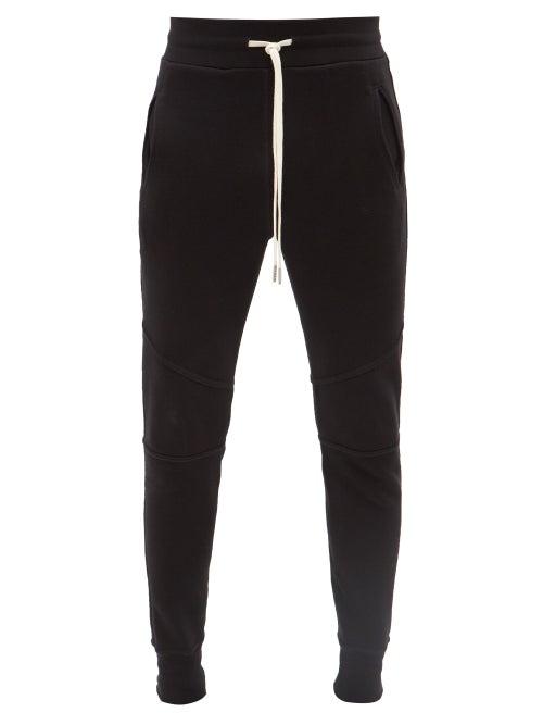 John Elliott - Escobar Cotton-jersey Track Pants - Mens - Black