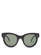 Matchesfashion.com Celine Eyewear - Baby Audrey Cat Eye Acetate Sunglasses - Womens - Black