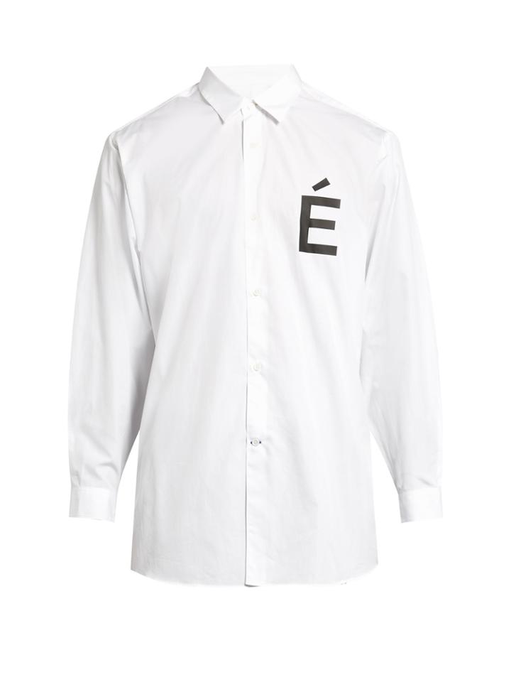 Études Ombre Cotton-poplin Shirt