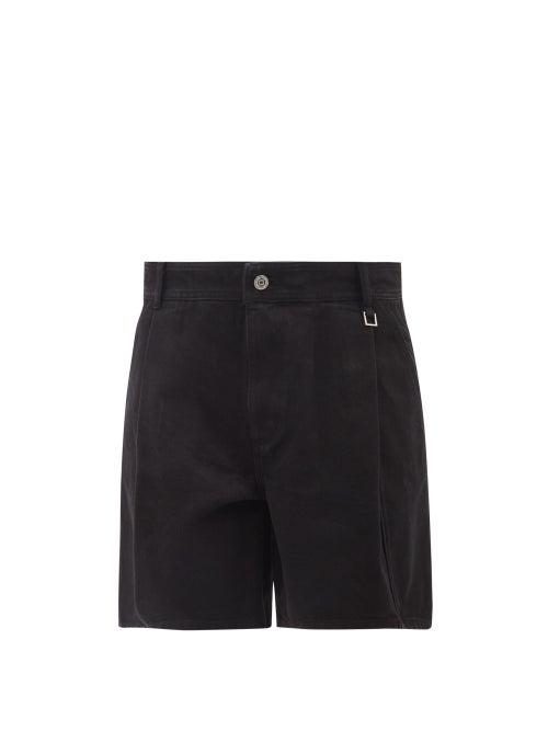 Wooyoungmi - Wide-fit Denim Shorts - Mens - Black