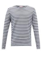 Orlebar Brown - Sammy Boardwalk Stripe Cotton Top - Mens - Blue Multi