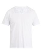 Maison Margiela V-neck Cotton-jersey T-shirt