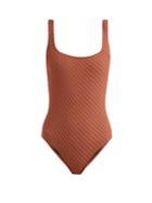Solid & Striped The Daisy Basketweave Swimsuit