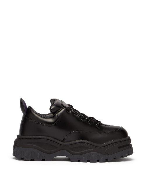 Matchesfashion.com Eytys - Angel Chunky Leather Trainers - Mens - Black