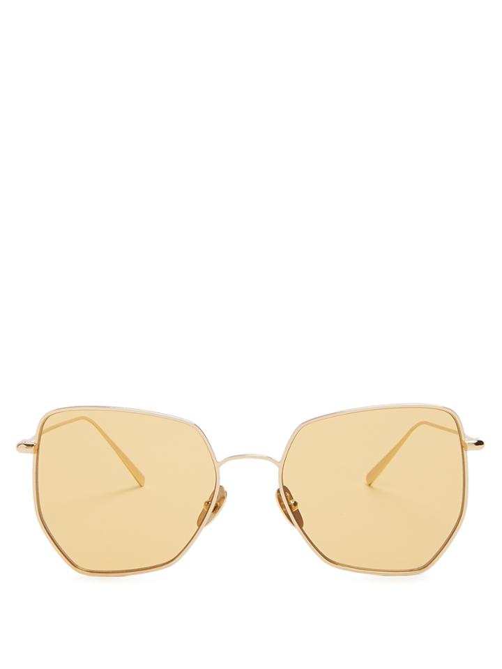 Kaleos Boggs Geometric-frame Sunglasses