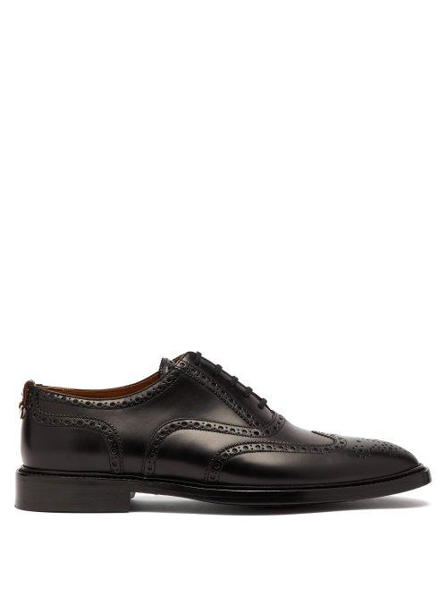 Matchesfashion.com Burberry - Leather Brogues - Mens - Black