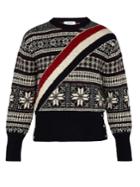 Thom Browne Fair Isle Wool-blend Sweater